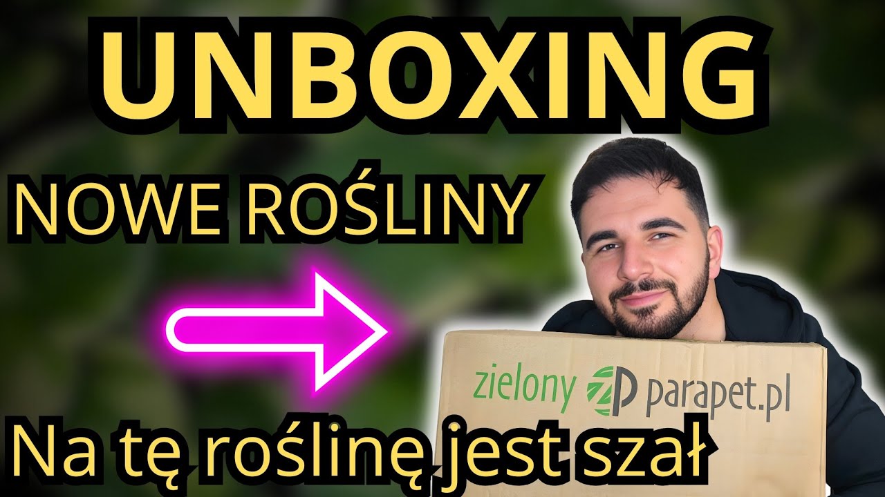 Zielony Parapet 🌿 Unboxing paczki z roślinami 📦