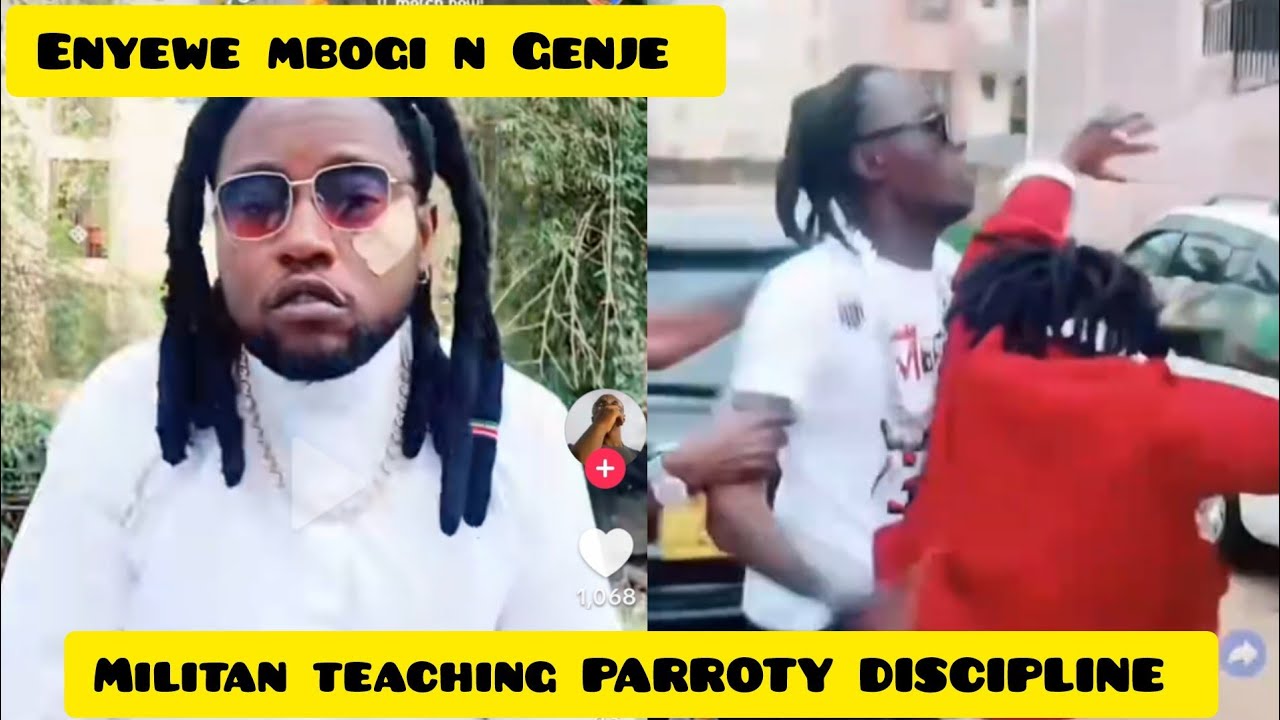 MBOGI GENJE MEMBER (MILITAN GOVANA) TEACHING PARROTY DISCIPLINE LIVE ON CAMERA.