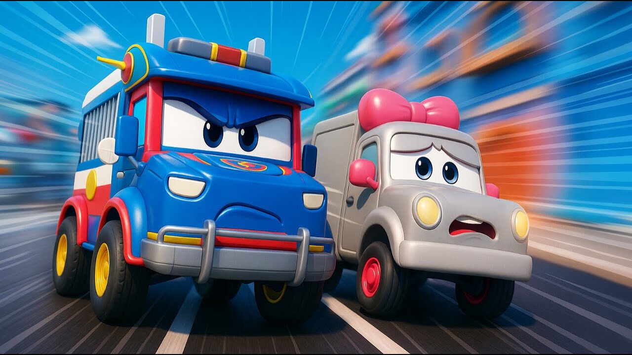 Oh nee! Robot Ambulance heeft een ONGELUK! Verkeersveiligheid Tips voor Kinderen