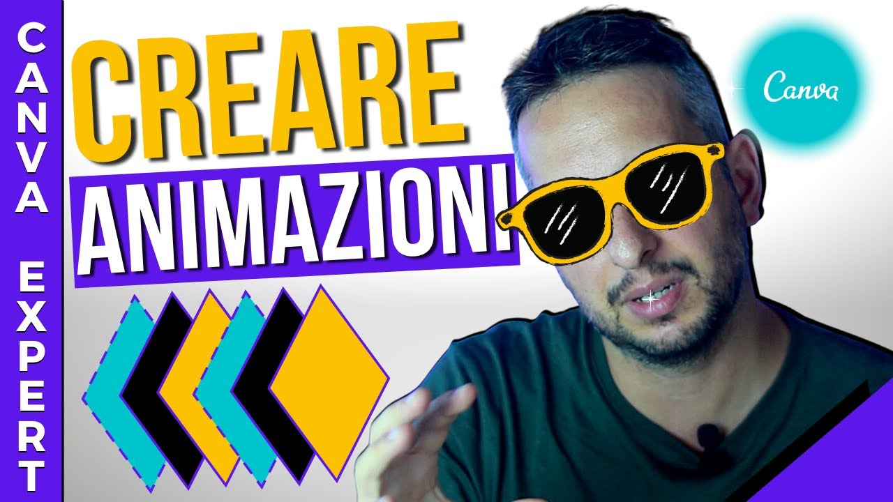 Come creare ANIMAZIONE con CANVA in MODO FACILE e VELOCE | tutorial Canva Italian