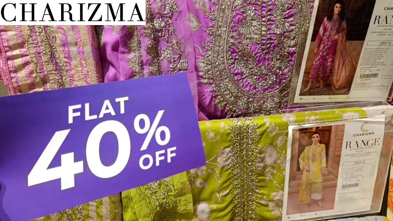 Charizma 12.12 Biggest Sale🔥Charizma unstitched Flat 40%Off🔥Charizma Sale🔥