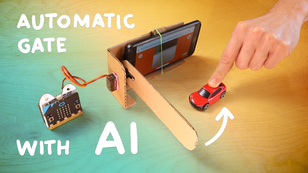 DIY Automatic Gate using Teachable Machine and Micro:Bit – Smart AI Project