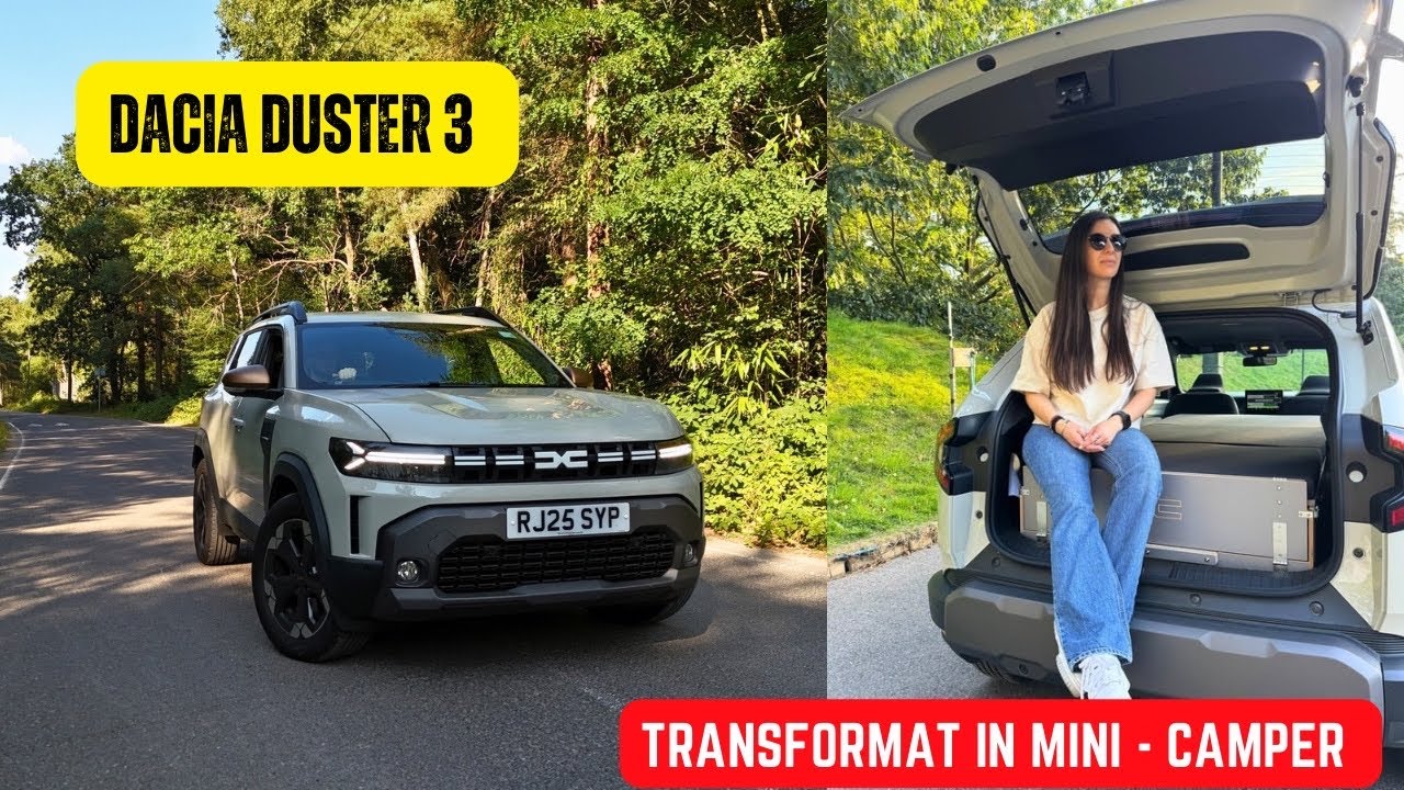 Am transformat noul Dacia Duster în mini camper cu Sleeping Pack!