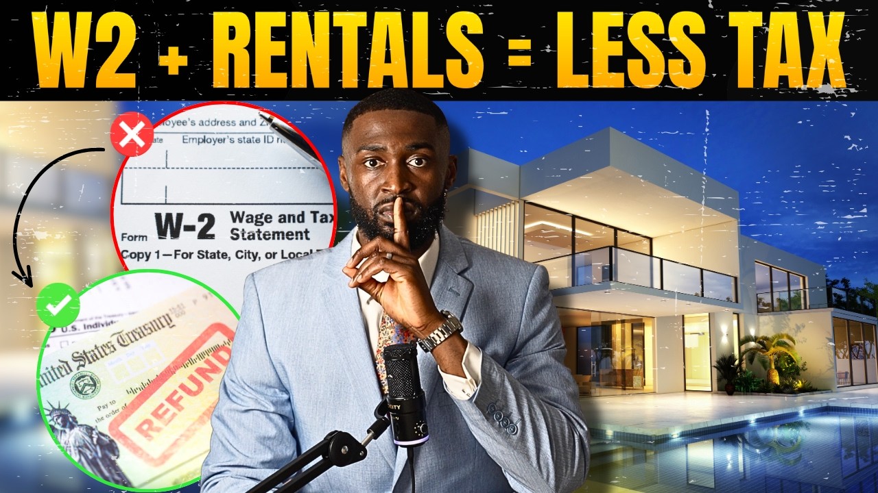 W-2 Earners: How to Pay Less Tax With Real Estate (STR Loophole, REPS, Cost Seg, 1031)