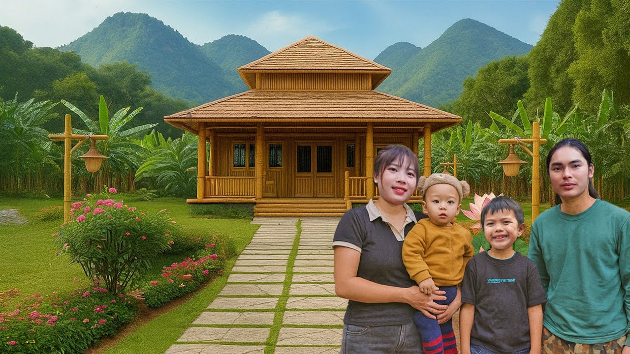 How to Build the Bamboo House - Building Farm - Live with Nature | SURVIVAL ALONE