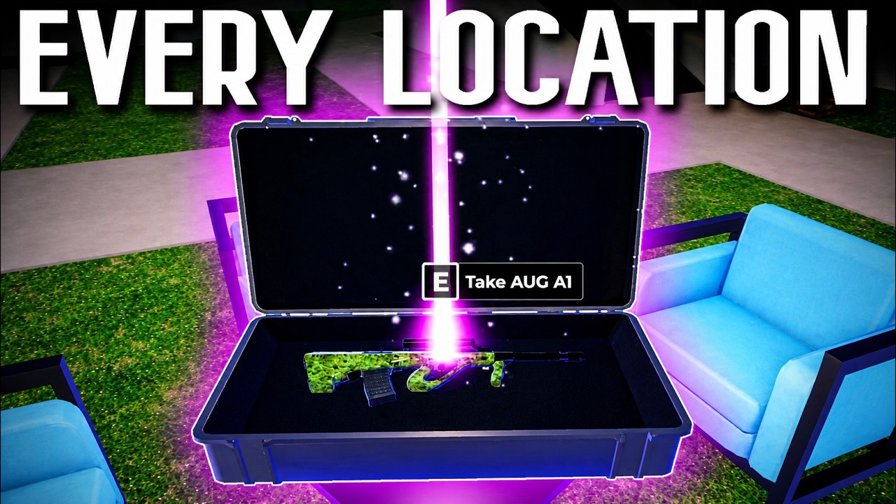 Every FREE Gun Location in Roblox Wanted!