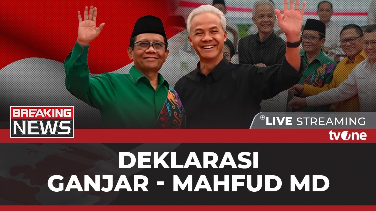 [LIVE] DEKLARASI GANJAR - MAHFUD MD | Kabar Khusus tvOne