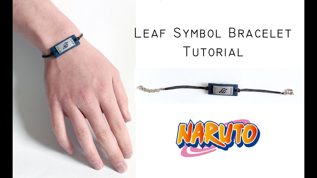 Polymer Clay Tutorial: Naruto Leaf Symbol Inspired Bracelet
