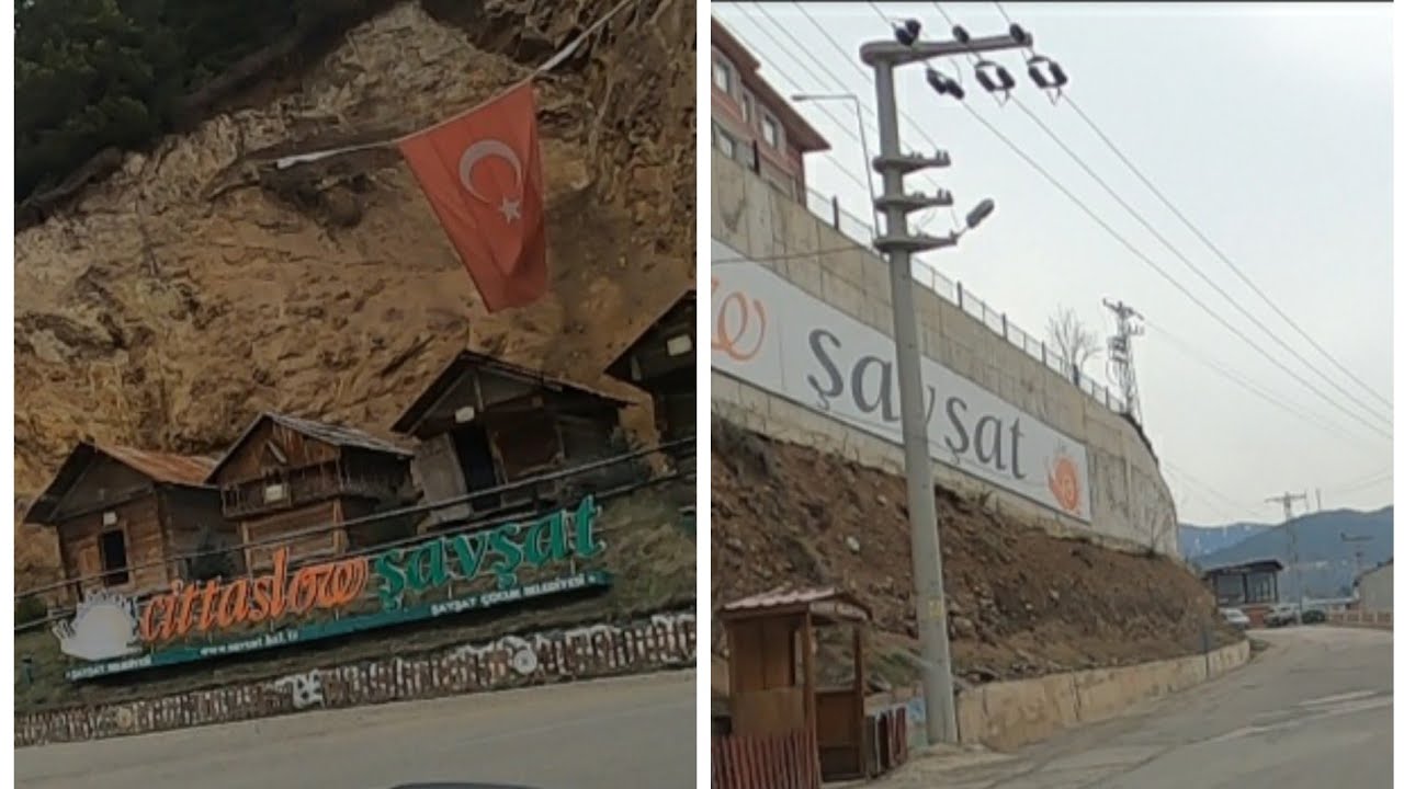 ŞAVŞAT İLÇE MERKEZİ GİRİŞ YOLU || ŞAVŞAT SOKAKLARI