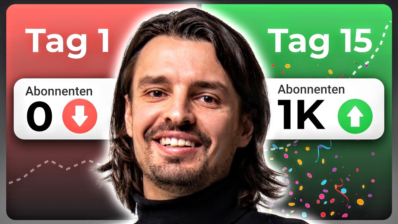 Ich bin von 0 auf 1.000 Abonnenten in 15 Tagen (Es ist kein Glück)
