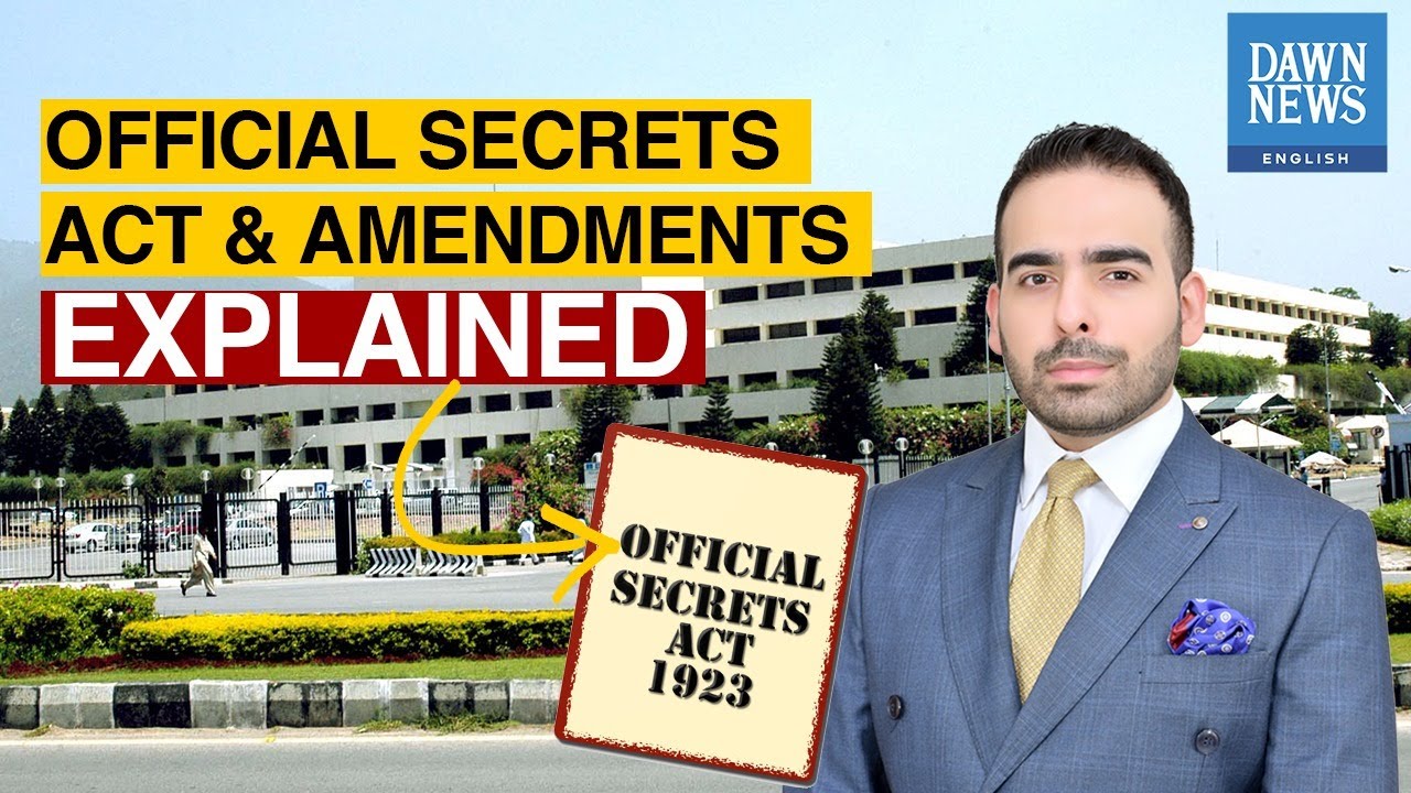 𝐄𝐱𝐩𝐥𝐚𝐢𝐧𝐞𝐝: Pakistan's Official Secrets Act & Amendments | Moiz Baig | TLDR | Dawn News English