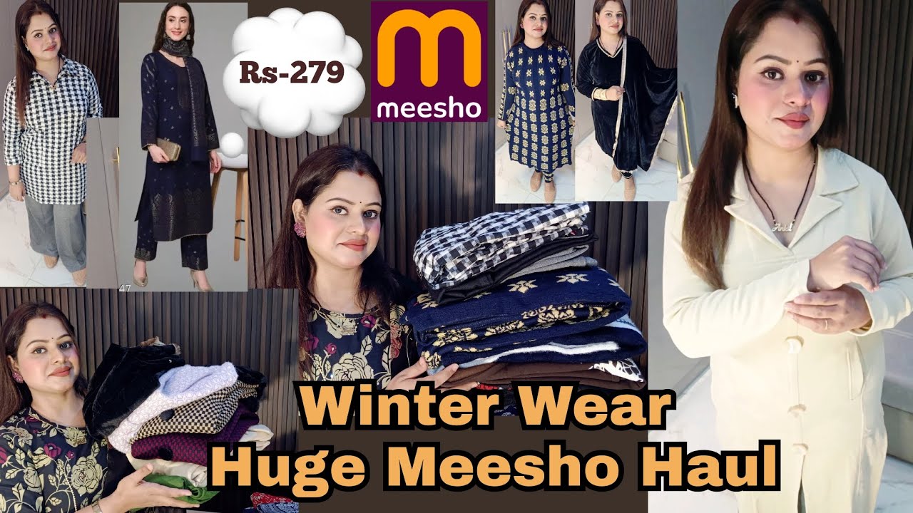 Winter Wear Huge Meesho Haul😍 #meesho #meeshohaul #winter #winterspecial #fashion 
