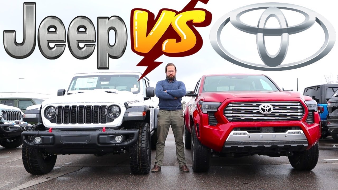 Jeep Gladiator 2024 против Toyota Tacoma 2024: сможет ли Jeep победить Toyota?