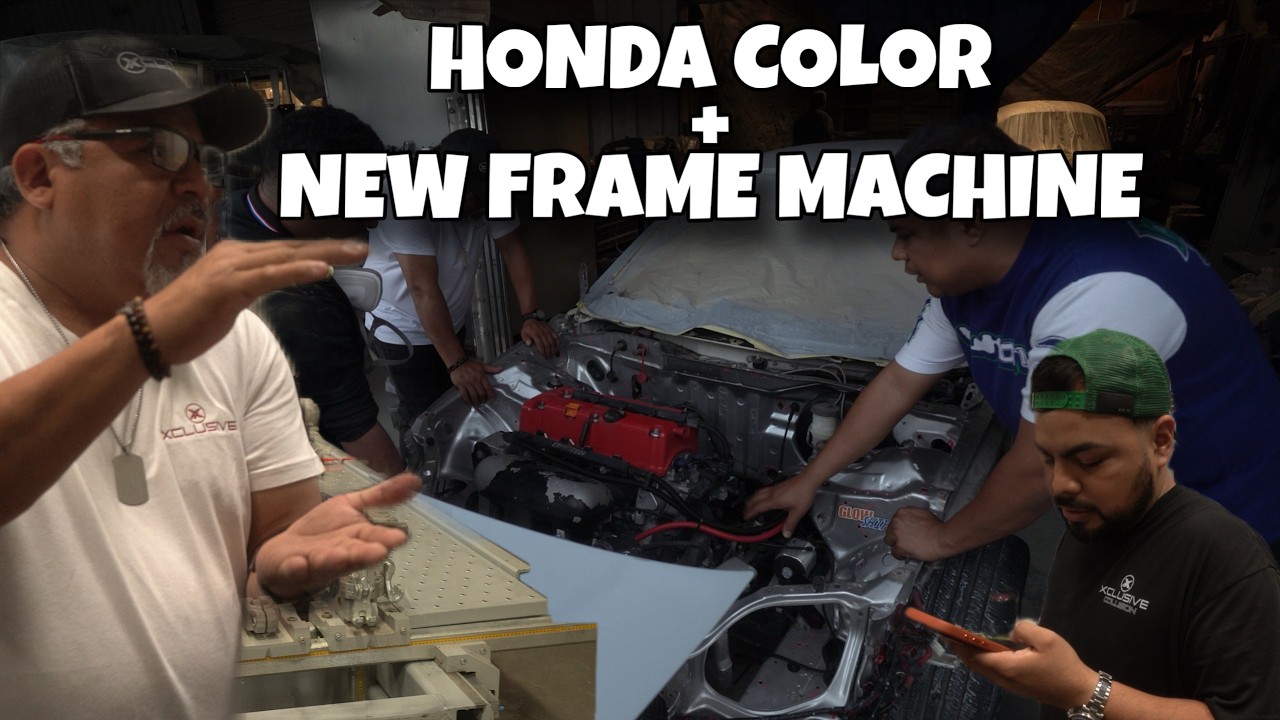 NUEVO COLOR DE HONDA + NUEVA FRAME MACHINE