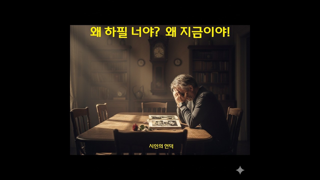 #시인의언덕 #친구야고맙다  뒤늦게 성실하게 만든다 #인생글귀 #눈물주의 #감동글귀 #사부곡