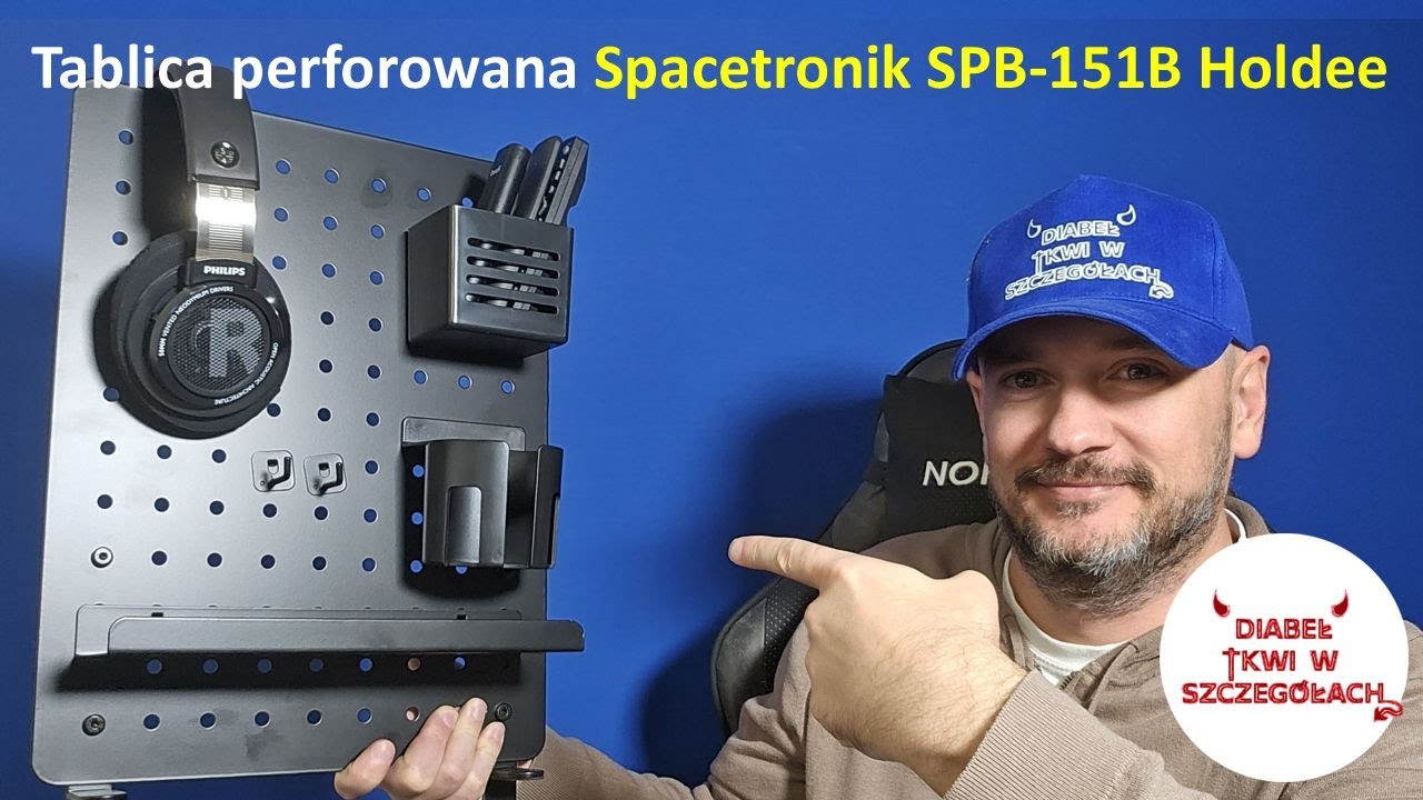 Spacetronik SPB 151B Holdee tablica organizer do akcesorii dla gracza