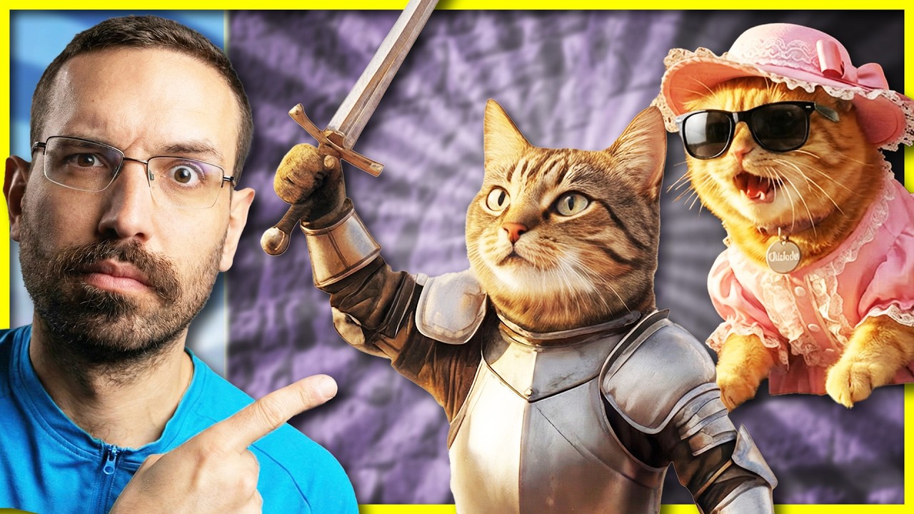 Hice UNA PELI con MIS GATOS usando IA