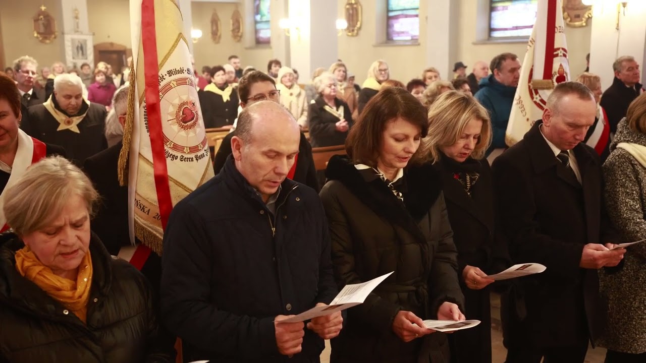 Wola Rzędzińska. Przyjęcie nowych członków do Straży Honorowej NSPJ.