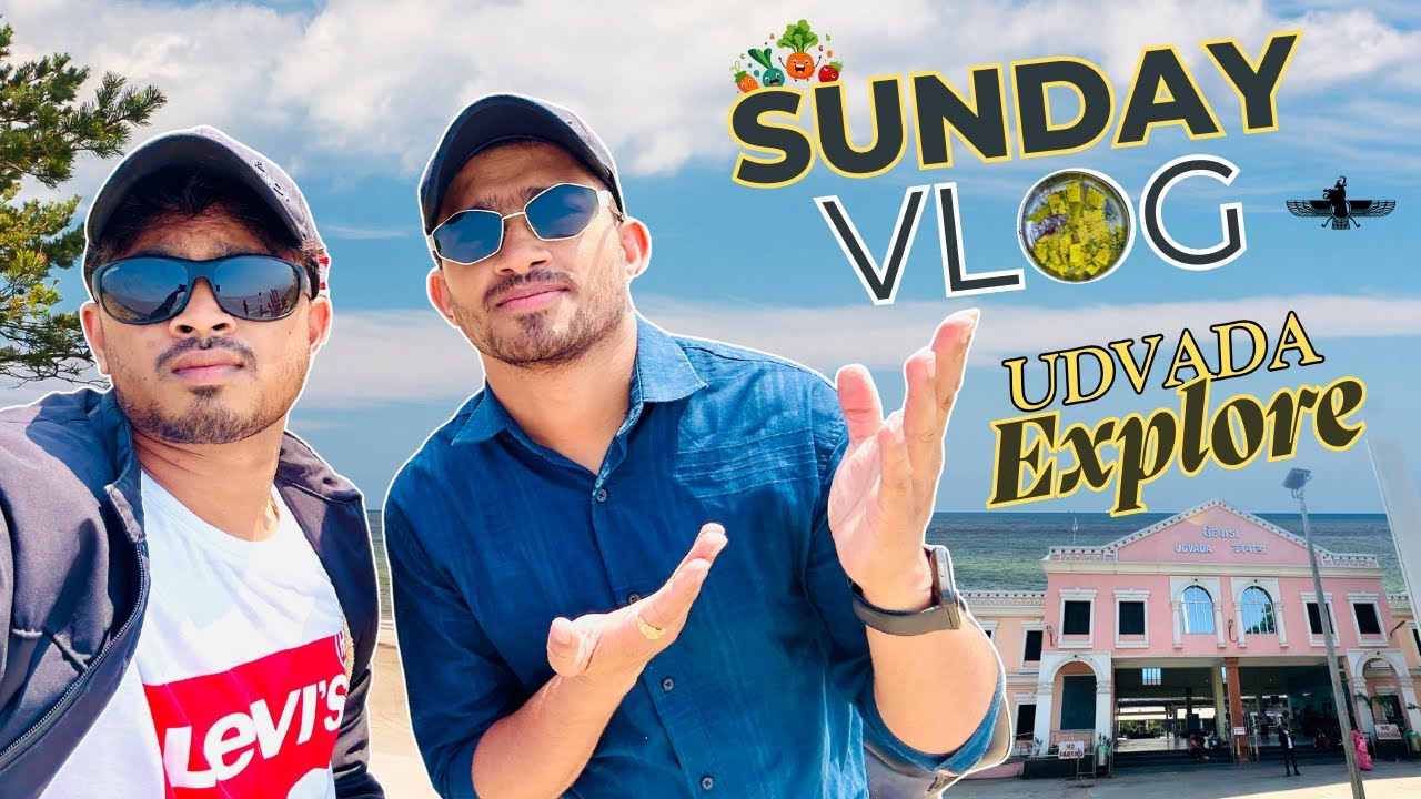 Sunday Vlog: exploring udvada's beach & local vibes | udvada Gujarat | Travel vlog india | Vlog 102
