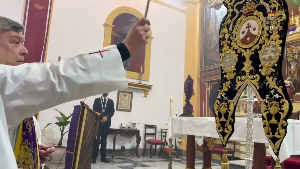 BENDICIÓN ATRIBUTO CARMELITANO Y MENSAJE DEL HERMANO MAYOR A LOS COFRADES DE LA MISERICORDIA