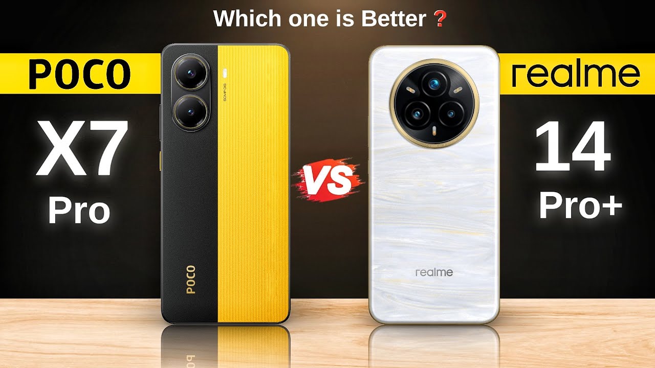 POCO X7 Pro vs Realme 14 Pro Plus : Full Comparison⚡Which One Is Better?