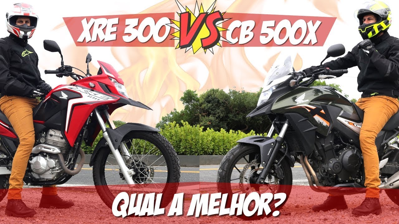 XRE 300 MELHOR QUE CB500X!? Comparativo e avaliação prática - Motorede