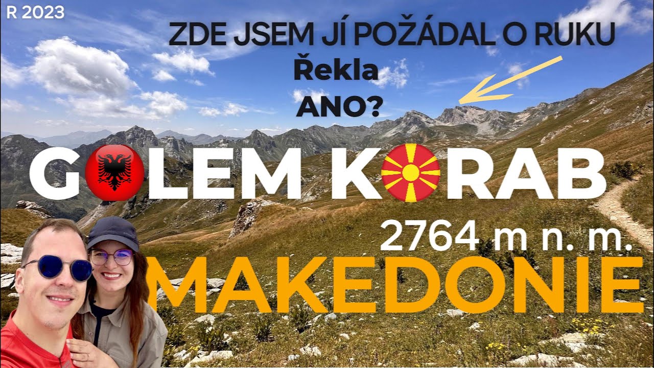 🚐 Náš TAJNÝ Trek v MAKEDONII! Cesta na Golem Korab #vanlifecamper  #cestovani