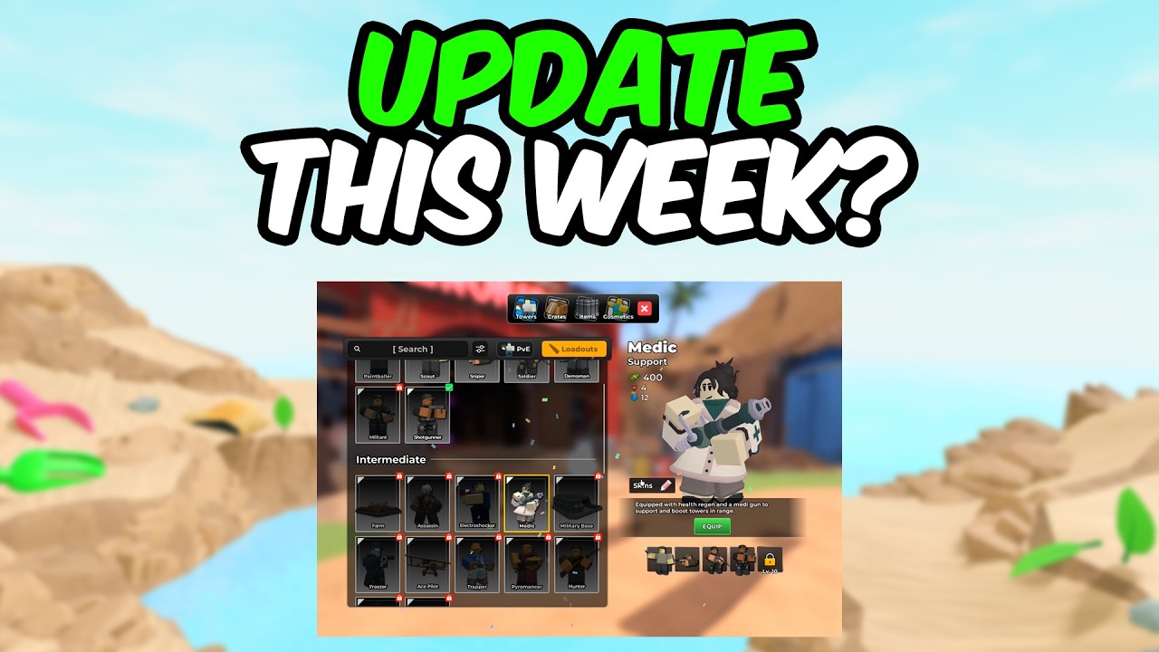 THESE ARE THE POSSIBLE UPDATES THIS WEEK... | Tower Defense Simulator | ROBLOX
