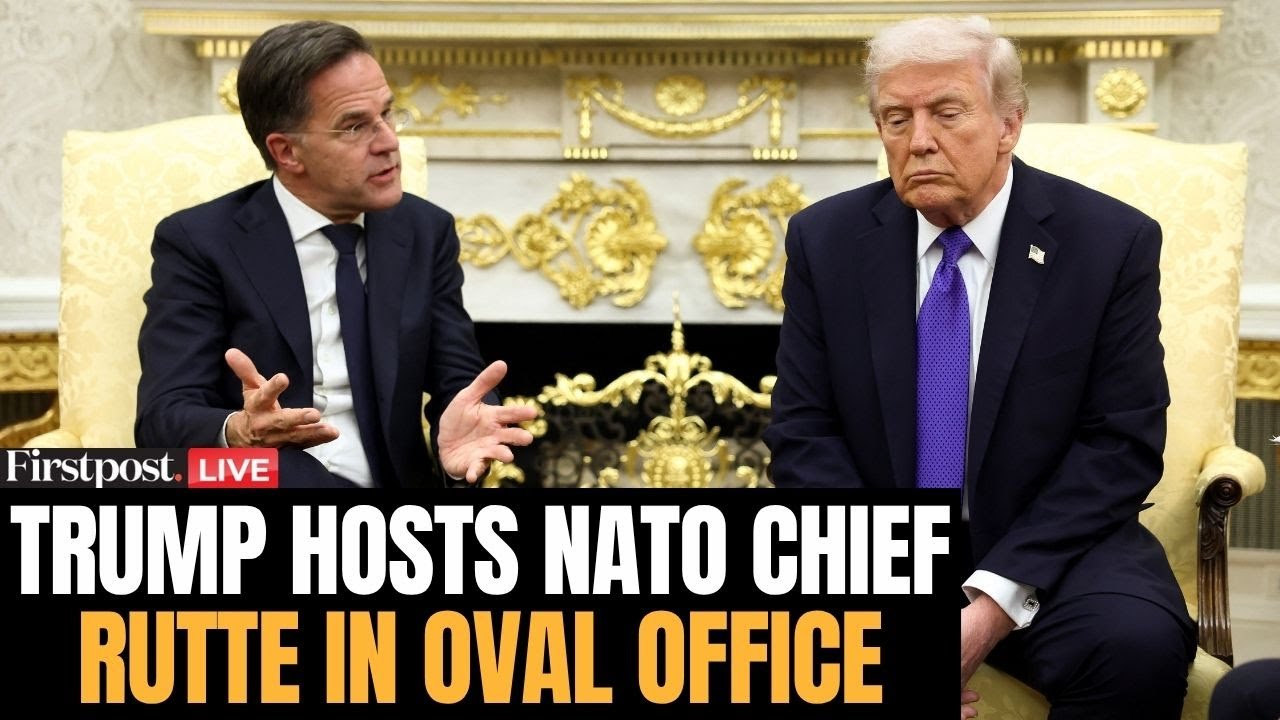 Trump-Rutte Meeting LIVE: Trump Meets NATO Chief Rutte at White House; Ukraine War, China on Agenda