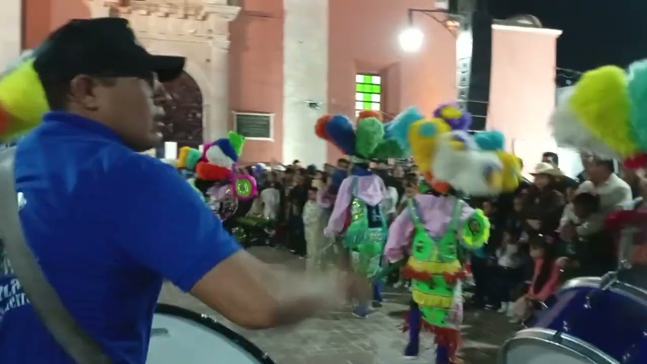 Matachines los Guerreros de Romita gto 🎻-entrada ala iglesia fiestas guadalupanas-cuartel 1 panteón💛