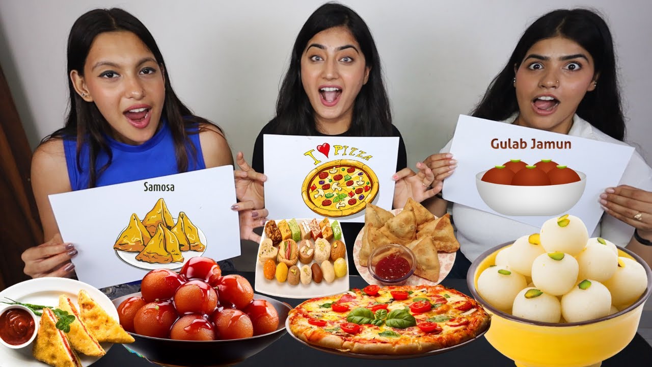 Draw And Eat Fun Food Challenge with