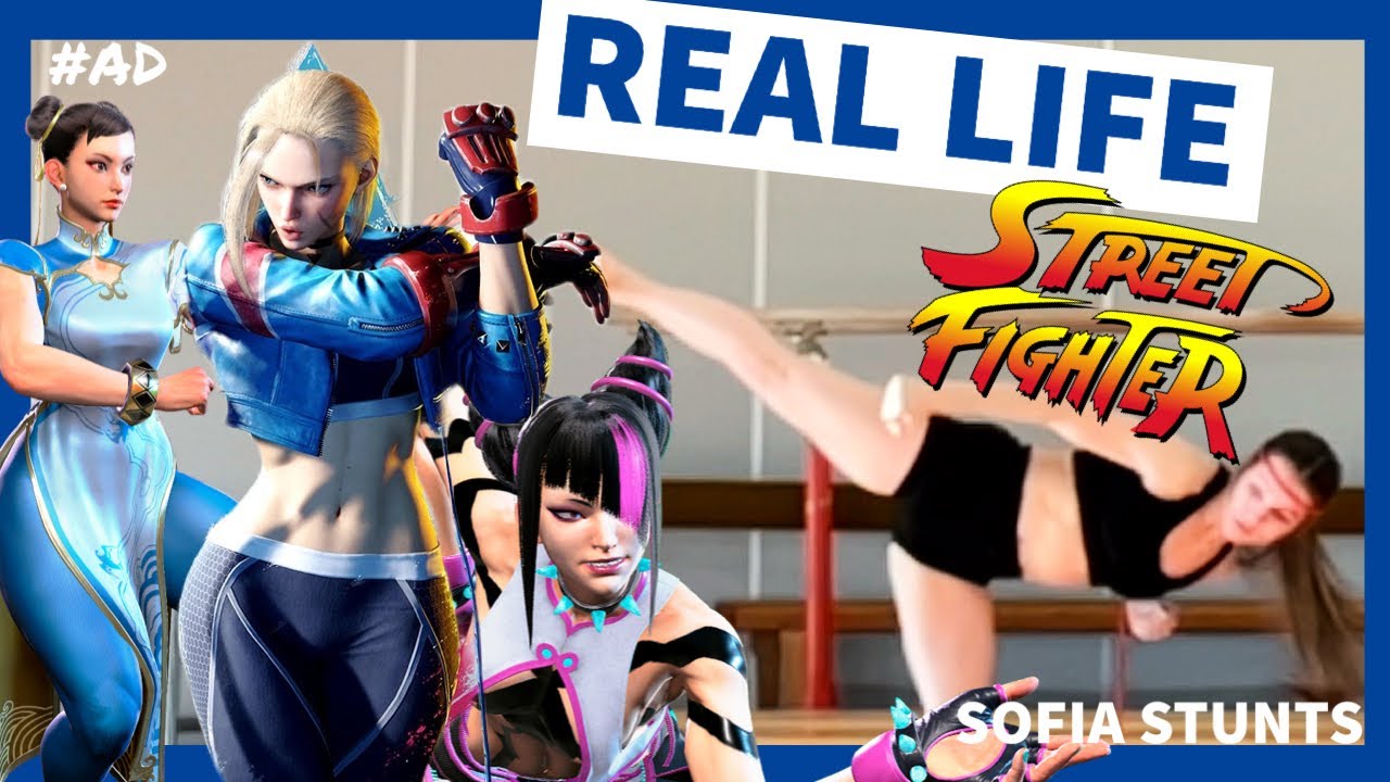 STUNTWOMAN recreates STREET FIGHTER 6 moves FOR REAL