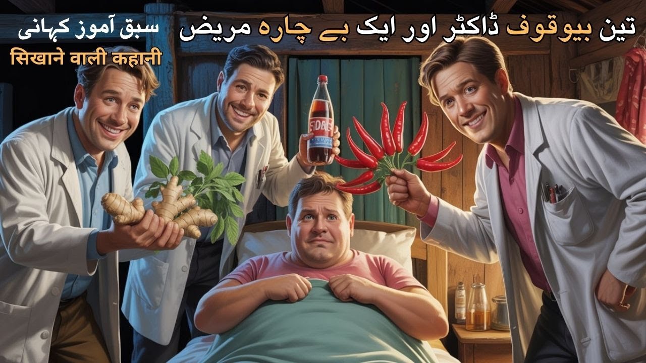 Teen Bewaqoof Doctor Aur Aik Bechara Mareez | Urdu Moral Stories | Mazahiya Kahani | Purasrar Kahani