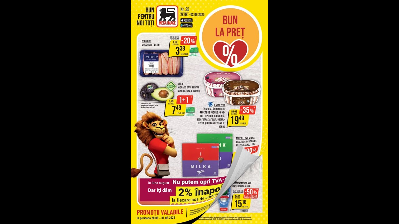 Catalog Mega Image 28 August - 3 Septembrie 2025 / Oferta Mega Image din 28.08.2025