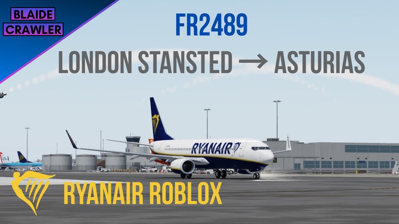 Ryanair Roblox | FR2489 | STN - OVD | Roblox