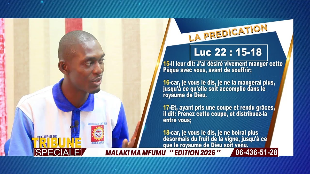 TRIBUNE SPECIALE : MALAKI MA MFUMU EDITION 2026 #français