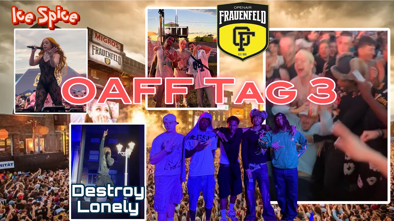 Openair Frauenfeld Tag 3 | ICE Spice, Skepta, Nicki und Destroy Lonely | Eskalation 🪩💃🏻