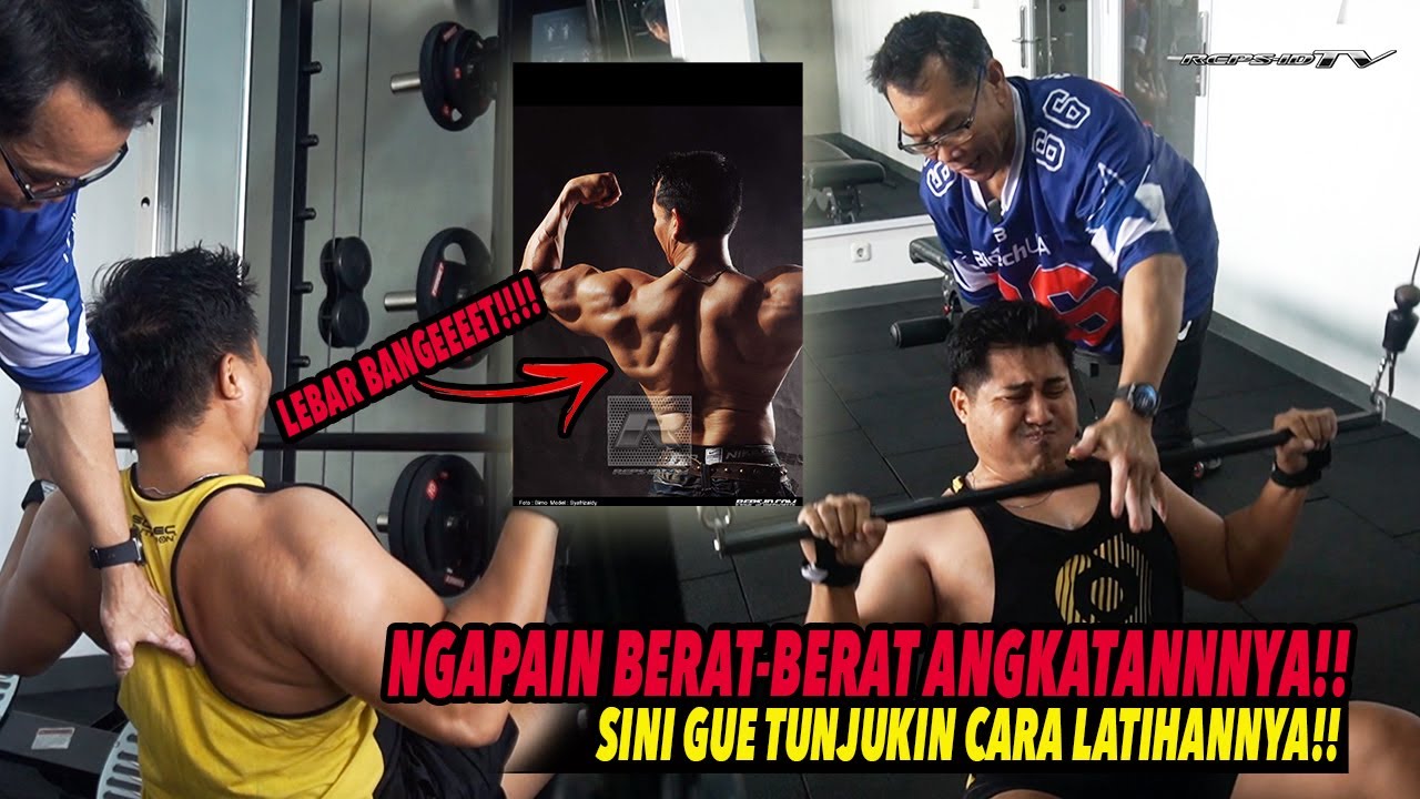 MAU PUNYA PUNGGUNG LEBAR!? PINGGANG KECIL!!? GINI CARA LATIHANNYA ft Syafrizaldy, Binaraga