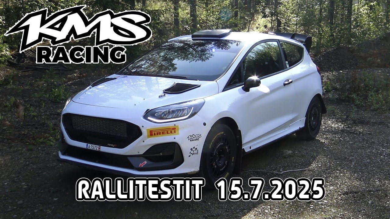 KMS Racing rallitestit 15.7.2025