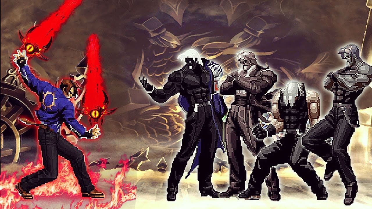 [KOF Mugen] Kyo Last Vs Ultimate Rugal Soul Team