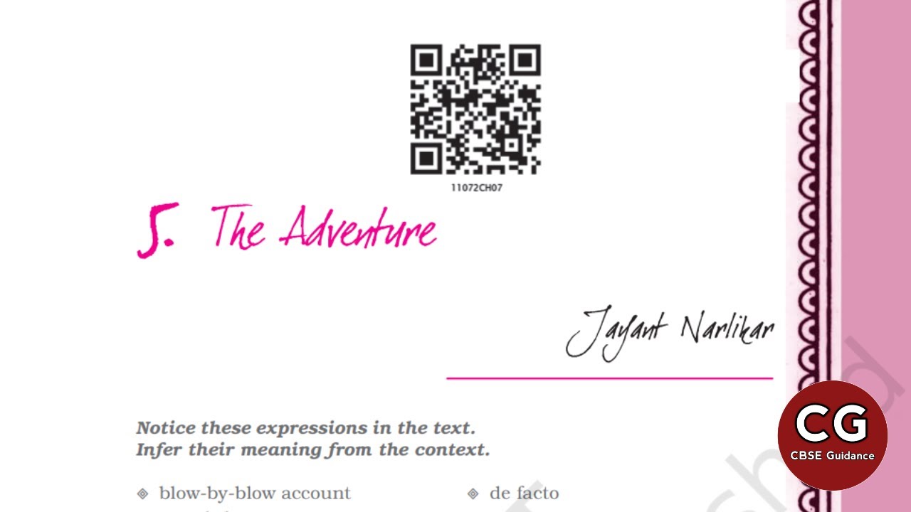 The Adventure Class 11 English - Master the Story