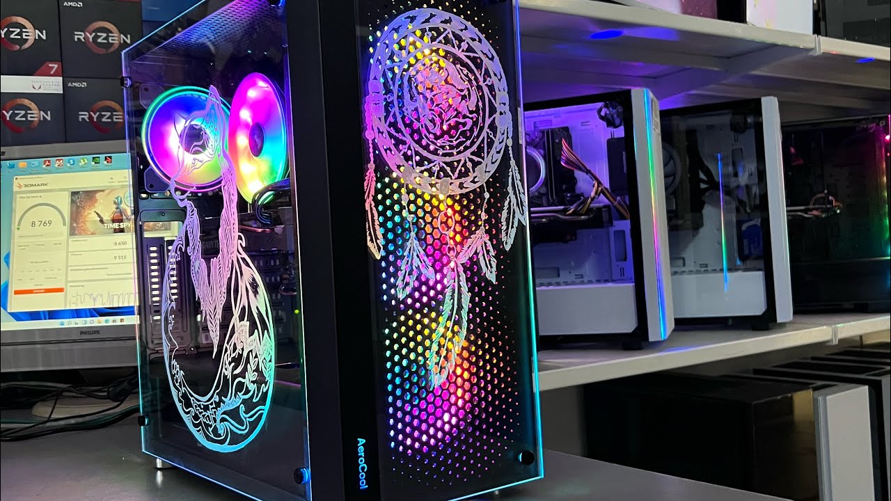 Aerocool Skribble, системный блок с небольшим таким кастомом