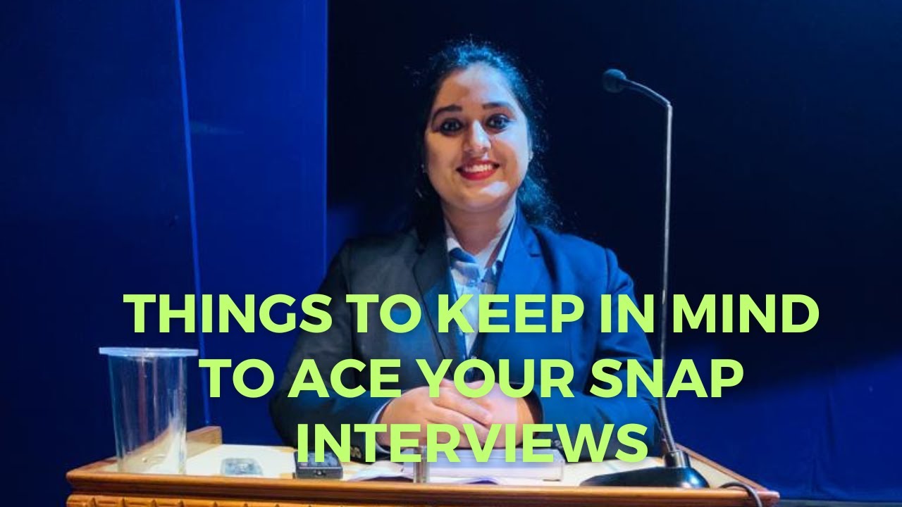 Things to Focus on before the SNAP interview | #interview #sims #mba #preparation | MBA DECODED