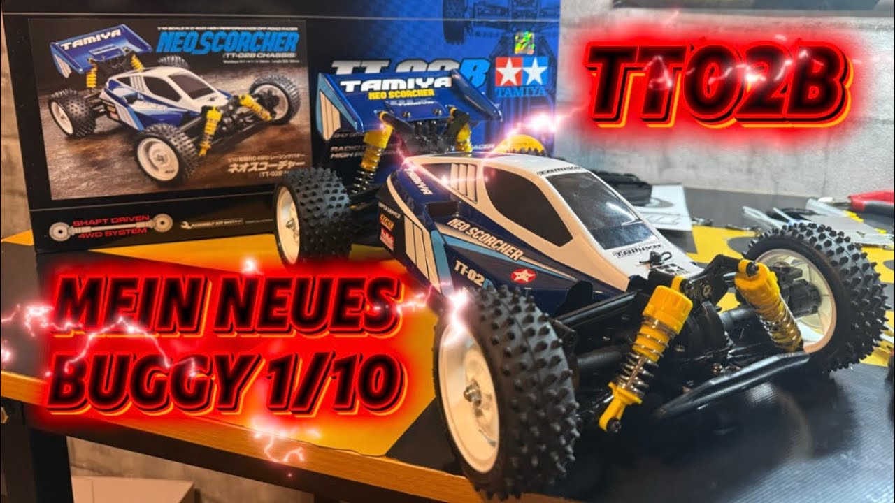Unboxing:Tamiya TT02B Buggy 1/10 Brushless 3s 
