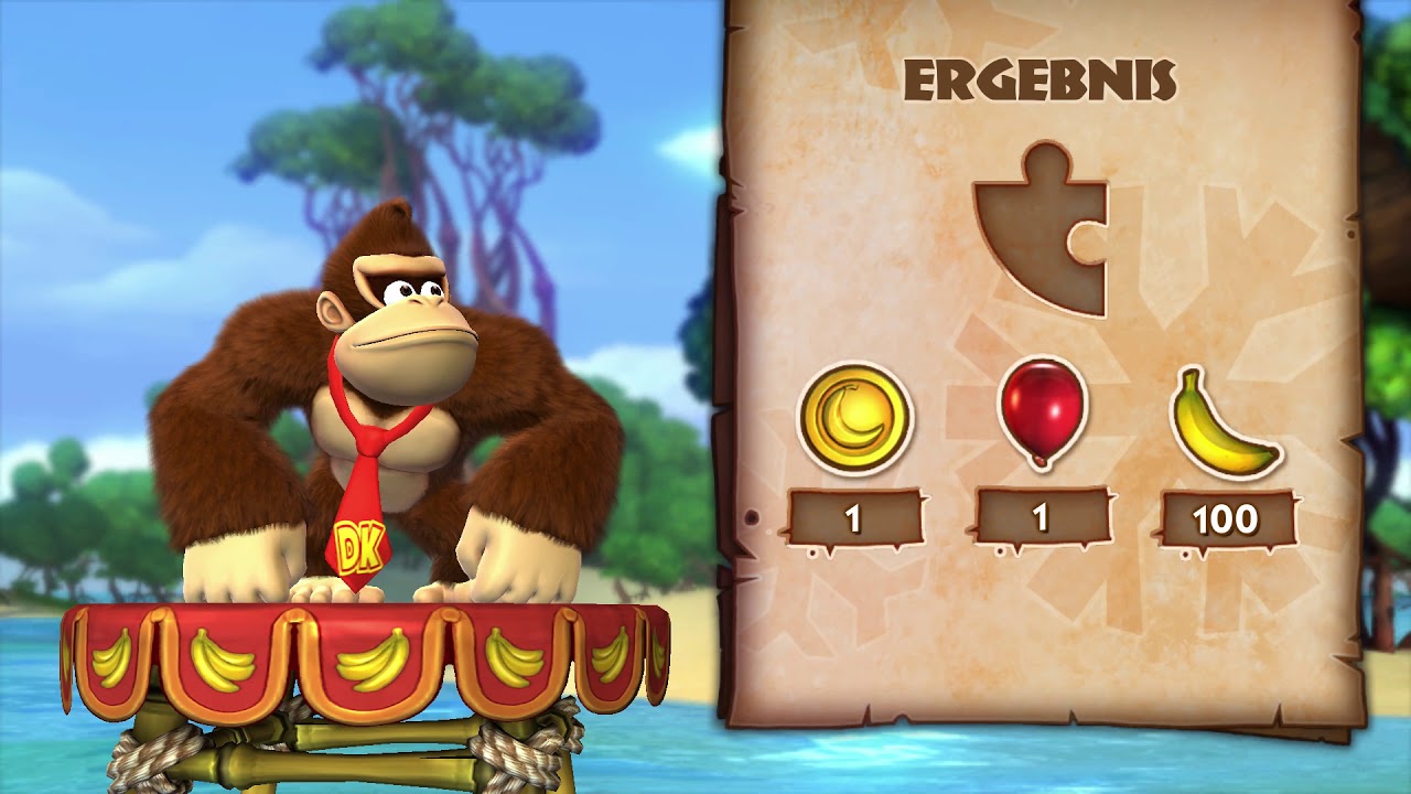 Donkey Kong Country Tropical Freeze W1-A Hopp, Hopp, Hurra 100%