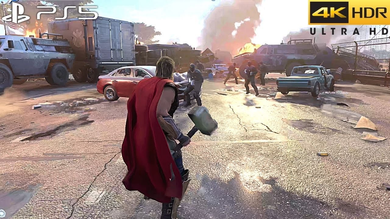 Marvel's Avengers (PS5) 4K 60FPS HDR Геймплей — (версия для PS5)