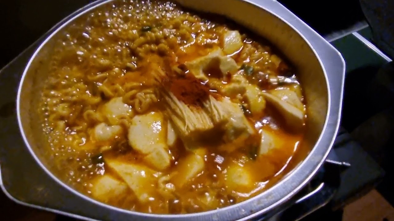 캠핑열순라면