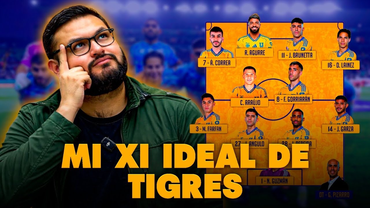 ¡Alineación ideal de Tigres 2026! | ¿Rodrigo Aguirre titular? 