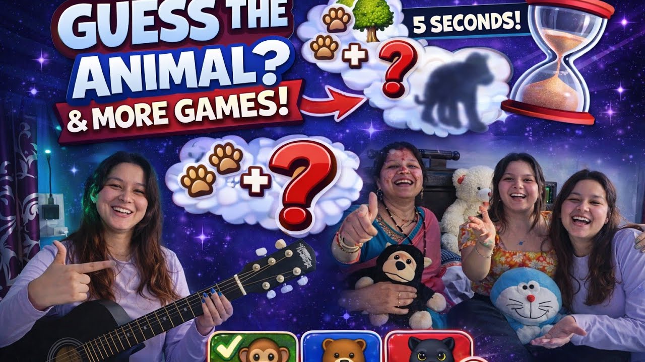 “Guess the Animal 🐾Fun Games with Family 😍”#GuessTheAnimal #FunGame #FamilyChallenge #YouTubeShorts