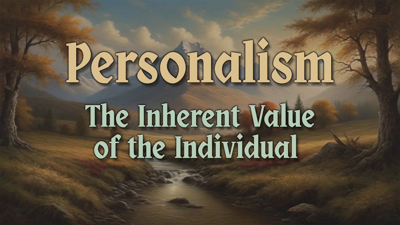 Personalism - Embracing the Inherent Value of the Individual.